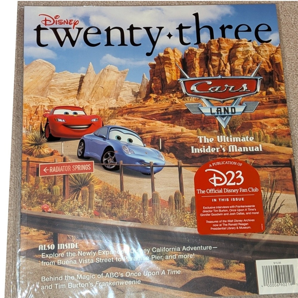 Disney twenty-three Magazine Fall 2012 Cars Land D23 Expo‎ 2013 Mickey Mouse NIP